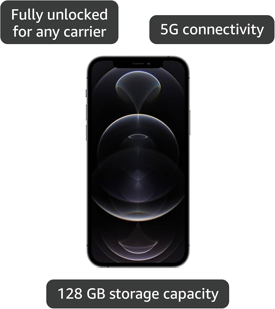 Amazon.com: Apple iPhone 12 Pro, 256GB, Graphite - Unlocked Amazon.com: Apple iPhone 12 Pro, 256GB, Graphite - Unlocked